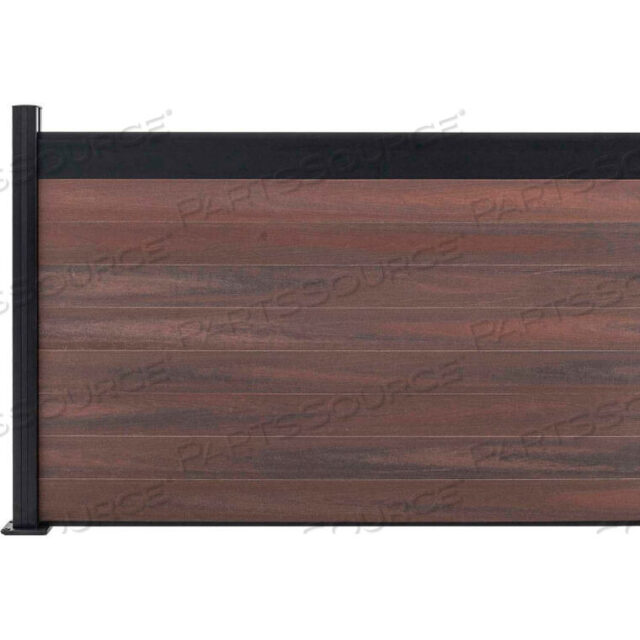 OEM#: EF ES1224ESTATE 6W X 4H BLACK ROSE АЛЮМИНИЕВАЯ/КОМПОЗИТНАЯ ГОРИЗОНТАЛЬНАЯ СЕКЦИЯ ДЛЯ ОГРАЖДЕНИЯ - МОНТАЖ НА ПОВЕРХНОСТЬ от Jewett Cameron Companies