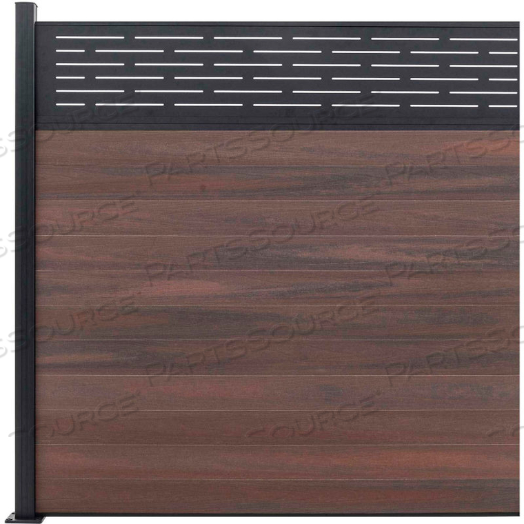 OEM#: EF LS1226LATTICE TOP 6W X 6H BLACK ROSE ALUMINIUM/COMPOSITE ГОРИЗОНТАЛЬНАЯ СЕКЦИЯ АДДЕР ДЛЯ ОГРАЖДЕНИЯ - ПОВЕРХНОСТЬ MT от Jewett Cameron Companies