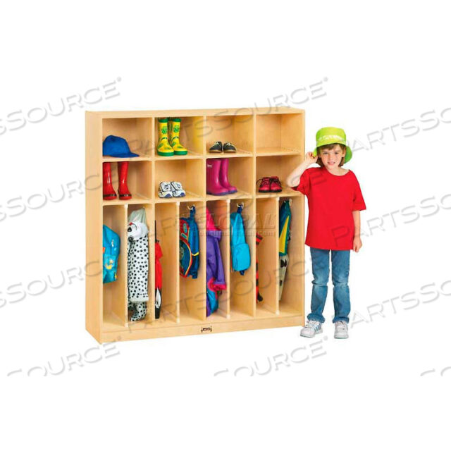 OEM#: 2687JCNEAT-N-TRIM ДЕТСКИЕ ШКАФЧИКИ, ШИРИНА 8, 48 Ш X 15 Г X 50-1/2 В, БЕРЕЗОВАЯ ФАНЕРА от Jonti-Craft Inc