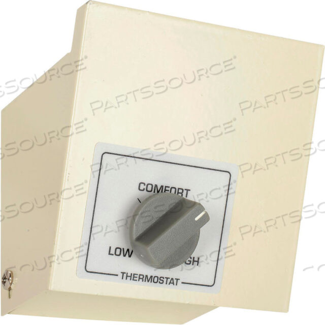 THERMOSTAT KIT DOUBLE POLE ALMOND FOR KCV SERIES