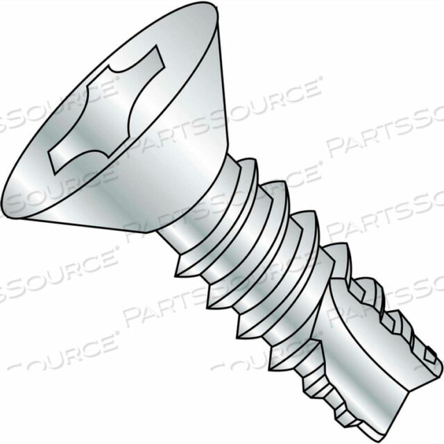 OEM#: 08105PF#8 X 5/8 PHILLIPS ПЛОСКИЙ РЕЗЬБОНАРЕЗНОЙ ВИНТ ТИП 25 С ПОЛНОЙ РЕЗЬБОЙ, ОЦИНКОВАННЫЙ, ОБЖИГ - УПАКОВКА 10000 шт. от Kanebridge Corporation