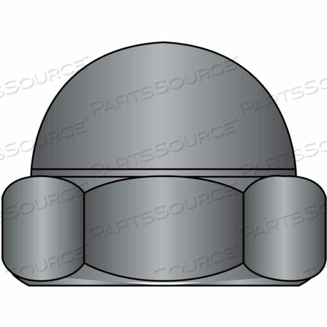 3/4-10 ДВУХЧАСТНАЯ НИЗКАЯ ГАЙКА-КОЛПАЧОК, ЧЕРНЫЙ ОКСИД, УПАКОВКА 100 ШТ.