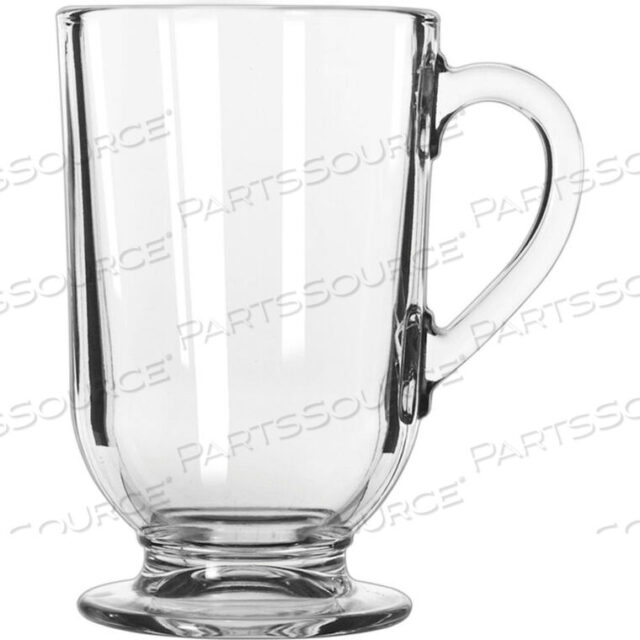 OEM#: 5304GLASS COFFEE MUG IRISH CLEAR 10.5 OZ., 12 PACK by Libbey Glass