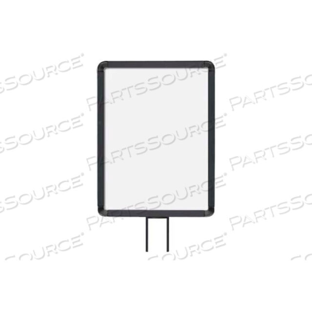 OEM#: 50-1131F12V-S/MBВЕРТИКАЛЬНАЯ ФИКСИРОВАННАЯ РАМКА ДЛЯ ЗНАКА, 11 X 14, НА 13 СТОЛБОВ, МАТОВО-ЧЕРНАЯ от Lavi