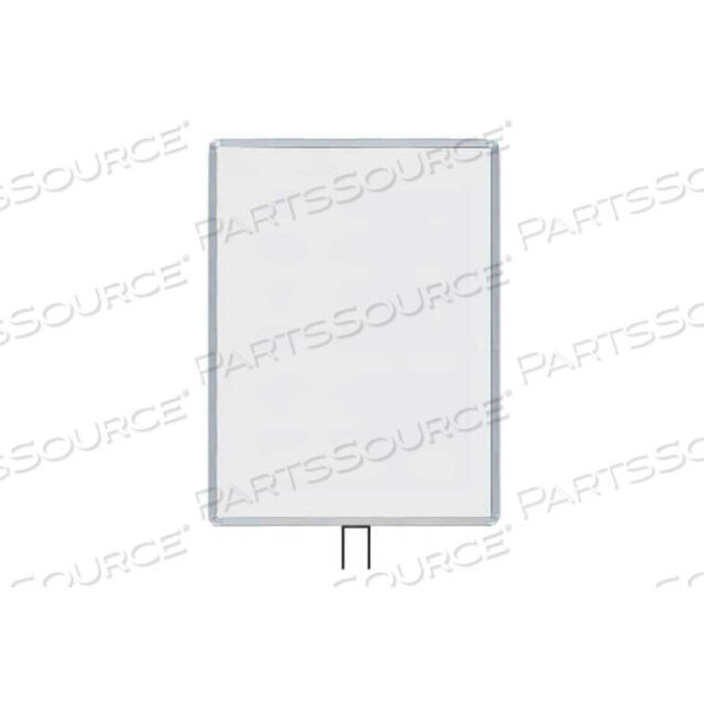OEM#: 50-1136F12V/SAVERTICAL FIXED SIGN FRAME, 22 X 28, FOR 13 POSTS, SATIN by Lavi