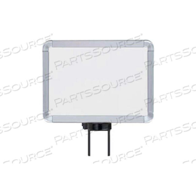 OEM#: 50-1141SH-S/SAHORIZONTAL FIXED SIGN FRAME, 8.5 X 11, SLOTTED, SATIN by Lavi