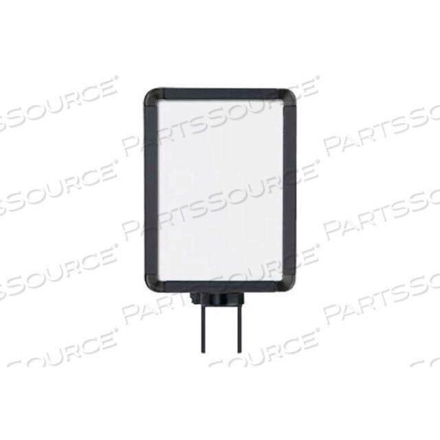 OEM#: 50-1141SV/MBВЕРТИКАЛЬНАЯ ПОВОРОТНАЯ РАМКА ДЛЯ ЗНАКА, 8,5 X 11, НА 7 СТОЛБОВ, МАТОВО-ЧЕРНАЯ от Lavi