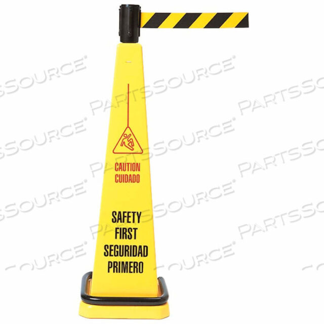 OEM#: TCN-35-STD-NO-D4X-CTENSABARRIER БЕЗОПАСНОСТЬ КОНТРОЛЯ ТОЛПЫ, ПЛАСТИКОВЫЙ БАРЬЕР ОЧЕРЕДИ, ЖЕЛТО-ЖЕЛТО-ЖЕЛТОЕ С 7.5 BLK/ЖЕЛТО-ЖЕЛТО-ЖЕЛТОМ ВТЯГИВАЮЩИМСЯ РЕМНЕМ от Lawrence Metal