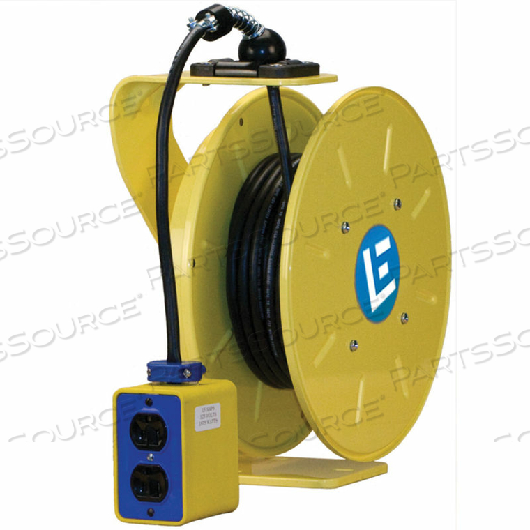OEM#: LE9025123QB225FT 12/3 SJOW CABLE CORD REEL W/ 20A QUAD BOX от Lind Equipment