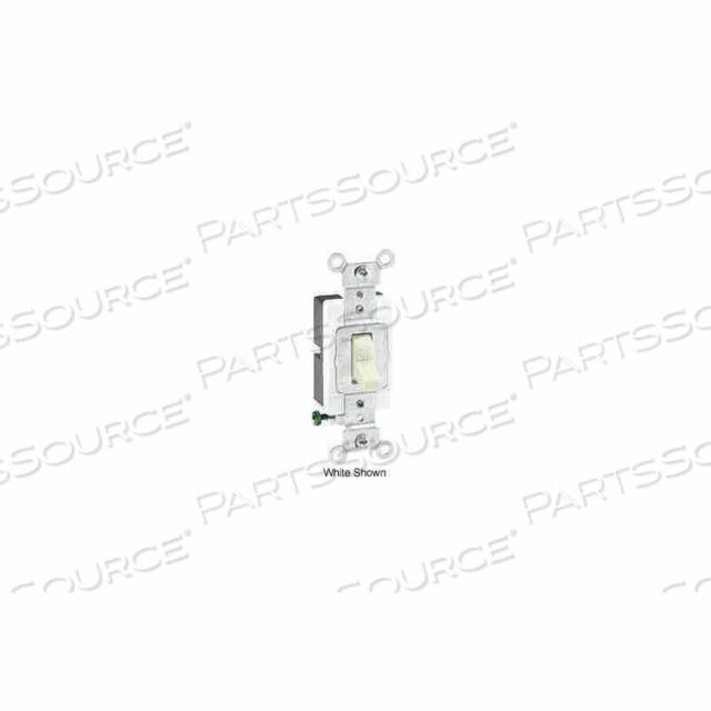 OEM#: 1221-SI1221-SI 20A, 120/277 В, ОДНОПОЛЮСНЫЙ БЕСШУМНЫЙ ВЫКЛЮЧАТЕЛЬ ПЕРЕМЕННОГО ТОКА, ЦВЕТ СЛОНОВАЯ КОСТИ от Leviton