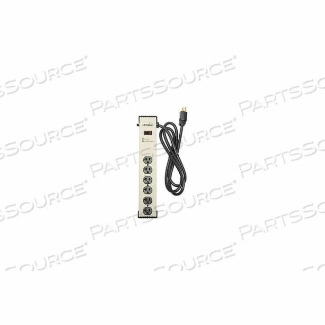 OEM#: 5100-IS2120V 20A С ЗАЩИТОЙ ОТ ПЕРЕНАПРЯЖЕНИЯ, 6-РОЗЕТОЧНЫЙ УЗЕЛ, ПРОЧНЫЙ, СЕРЫЙ от Leviton