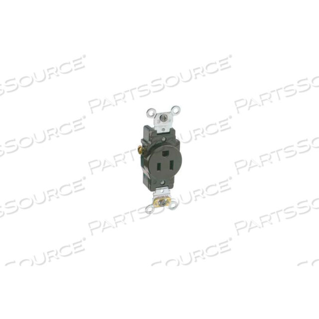 OEM#: 525115A, 125 В, ОДИНАРНАЯ РОЗЕТКА, КОРИЧНЕВАЯ от Leviton