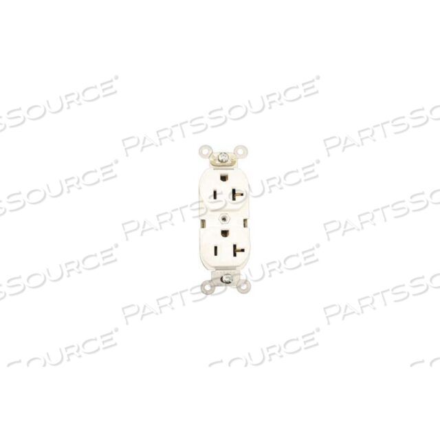 OEM#: 5362-SWDUPLEX РОЗЕТКА, ПРЯМОЕ ЛЕЗЦО, УПАКОВКА CONTRACTOR, БЕЛАЯ от Leviton