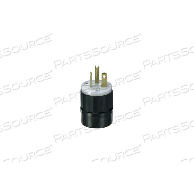 OEM#: 5466-C20A, 250 В, NEMA 6-20P, 2P, 3W, ВИЛКА, ЗАЗЕМЛЕНИЕ, ЧЕРНО-БЕЛЫЙ от Leviton