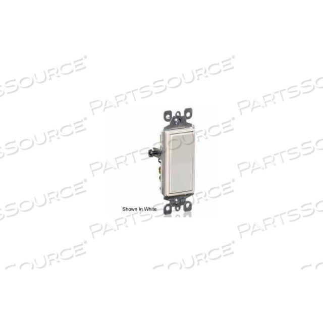 OEM#: 5601-2I15A, 120/277 В, ОДНОПОЛЮСНЫЙ ТИХИЙ ПЕРЕМЕННЫЙ ВЫКЛЮЧАТЕЛЬ DECORA ROCKER, ЦВЕТ СЛОНОВАЯ КОСТЬ от Leviton