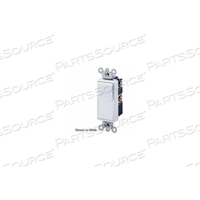 OEM#: 5604-2W5604-2W 15A, 120/277V, 4-позиционный бесшумный переключатель переменного тока DECORA, белый от Leviton