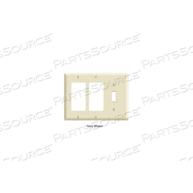 OEM#: 80431-W3-GANG 1-TOGGLE 2-DECORA/GFCI DEVICE COMBO, STANDARD, БЕЛЫЙ от Leviton