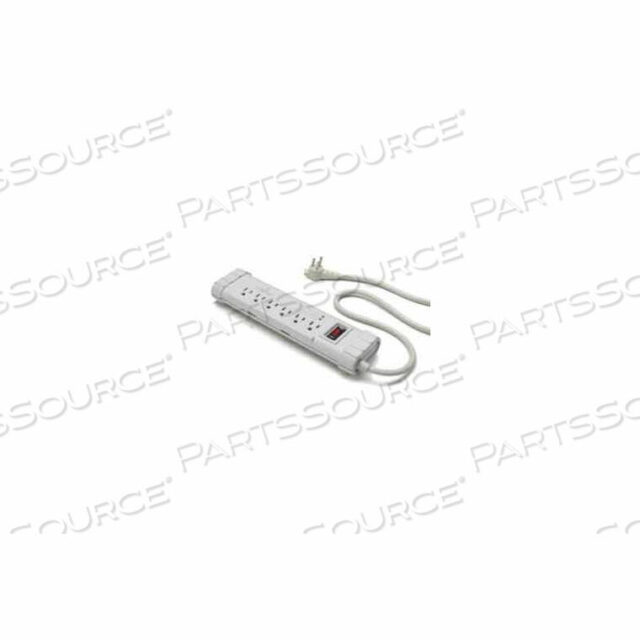 OEM#: S1000-PSPOWER STRIP, SURGE PROTECTION, 6 OUTLETS, 6 FT., 15A 125V by Leviton