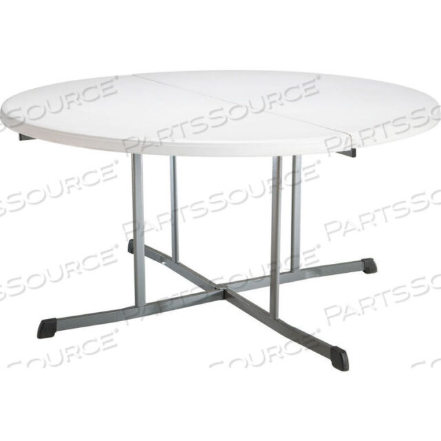 OEM#: 2540260 КРУГЛЫЙ ПОРТАТИВНЫЙ СКЛАДНОЙ ПЛАСТИКОВЫЙ СТОЛ, БЕЛЫЙ от Lifetime Products