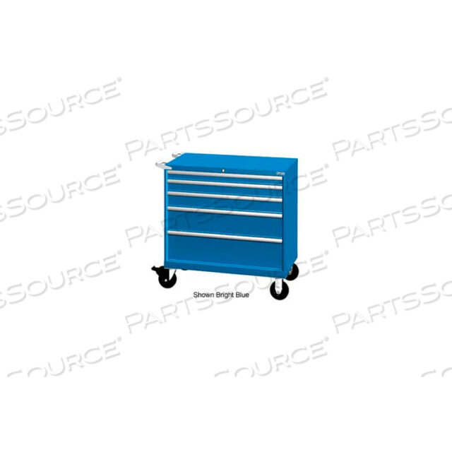 OEM#: XSHS0750-0505MBBKA40-1/4W МОБИЛЬНЫЙ ШКАФ, 5 ЯЩИКОВ, 63 ОТДЕЛЕНИЯ - ЯРКО-СИНИЙ, С ОДИНАКОВЫМИ КЛАВИШАМИ от Lista International Corporation (Северная Америка)