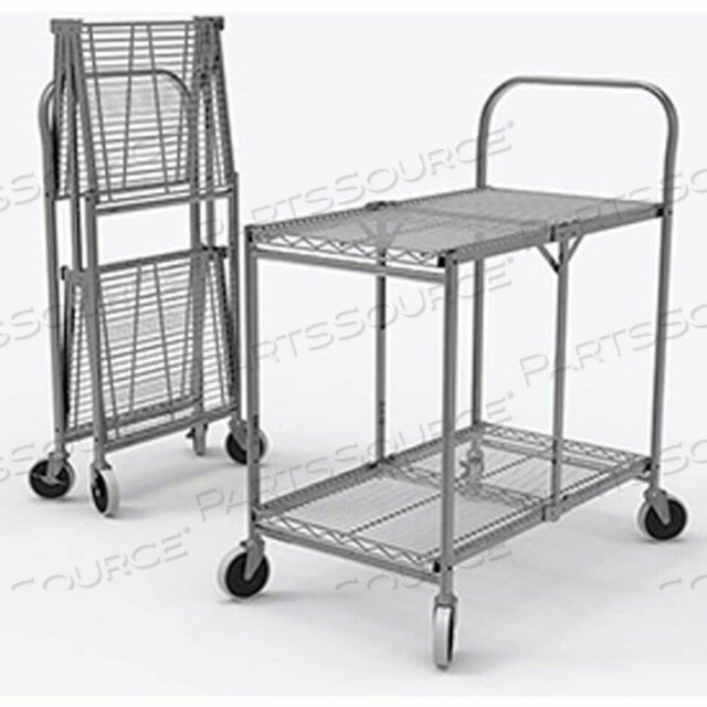 OEM#: WSCC-2TWO SHELF COLLAPSIBLE WIRE CART by Luxor
