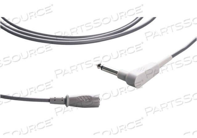 Заменяет Philips Healthcare 989803162591КАБЕЛЬ АДАПТЕРА ТЕМПЕРАТУРЫ, 4 ММ, КАБЕЛЬ 3 М, ПВХ-ОБОЛОЧКА, СЕРЫЙ, 1 ПРОВОДНИК, СООТВЕТСТВУЕТ СТАНДАРТУ AAMI ANSI EC53