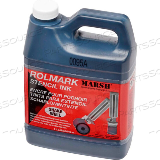 OEM#: 20903 ROLMARK STENCIL INK, 1 КВАРТА, ЧЕРНАЯ от Marsh Shipping Supply Co., LLC