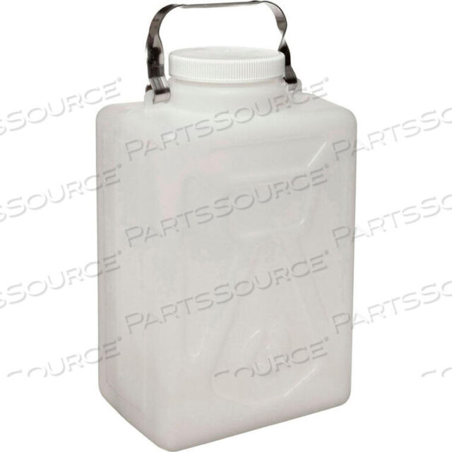 OEM#: 2211-0020NALGENE ПРЯМОУГОЛЬНАЯ БУТЫЛЬ ИЗ ПЭВП СО СТАЛЬНОЙ РУЧКОЙ, 9 ЛИТРОВ, КОРОБКА ИЗ 6 ШТУК от Thermo Fisher Scientific (Эшвилл)