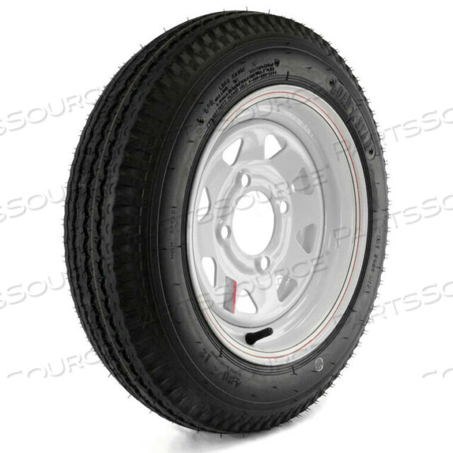 OEM#: DM412C-4C-IKENDA LOADSTAR TRAILER ШИНА И ДИСК С 4 ОТВЕРСТИЯМИ, СПИЦАМИ НА ЗАКАЗ - 480-12 - LRC от Martin Wheel Co.