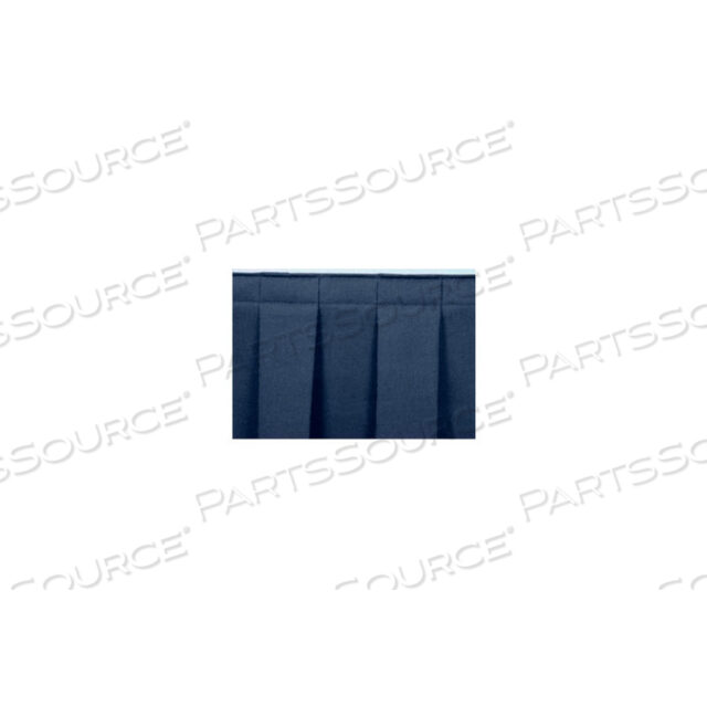 OEM#: SB32-8-048L BOX-PLEAT SKIRTING FOR 32H STAGE - BLUE by National Public Seating