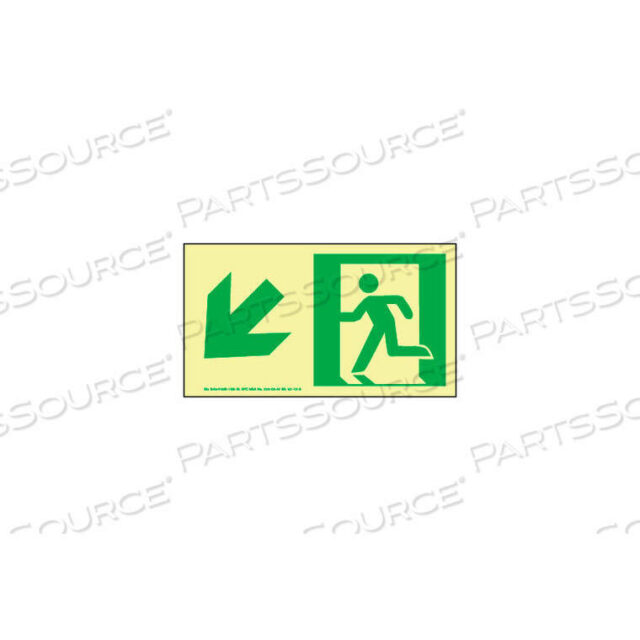OEM#: 50R-1SN-DLGLOW NYC - УКАЗАТЕЛЬ ДВИЖЕНИЯ ВНИЗ И ВЛЕВО от National Marker Company