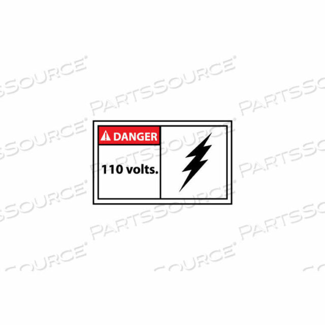 OEM#: DGA30APЭТИКЕТКИ ДЛЯ ГРАФИЧЕСКОЙ МАШИНЫ - ОПАСНО 110 ВОЛЬТ от National Marker Company