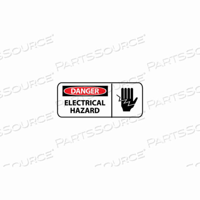 OEM#: SA158RPИГНОРИРУЕМЫЙ ЗНАК OSHA - ПЛАСТИКОВЫЙ - ОПАСНОСТЬ ПОРАЖЕНИЯ ЭЛЕКТРИЧЕСКИМ ТОКОМ от National Marker Company