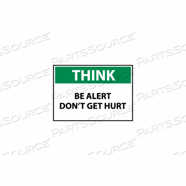 OEM#: TS113RTHINK OSHA 7X10 PLASTIC - БУДЬТЕ ВНИМАТЕЛЬНЫ, НЕ ПОЛУЧИТЕ ТРАВМЫ от National Marker Company