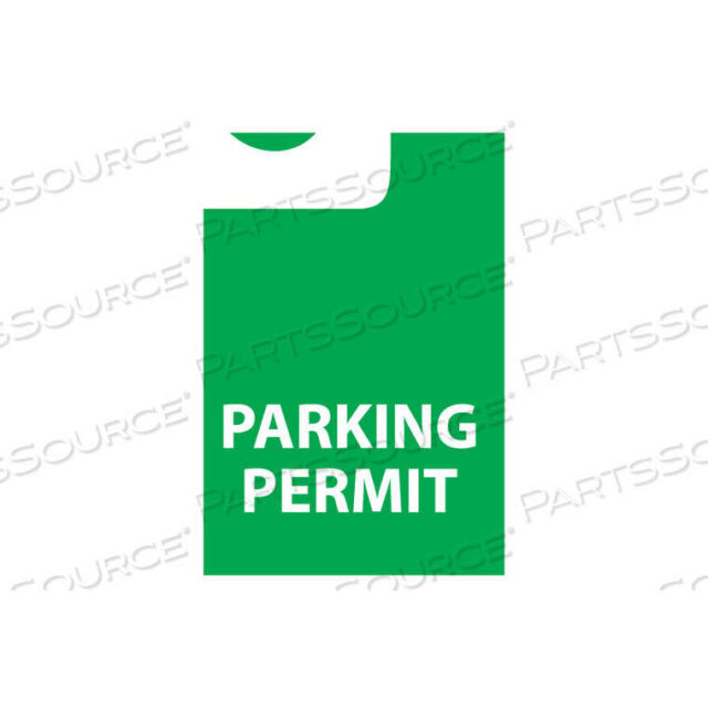 OEM#: VHT4PARKING PERMIT - РАЗРЕШЕНИЕ НА ПАРКОВКУ, 5 ШТ./УПАКОВКА от National Marker Company