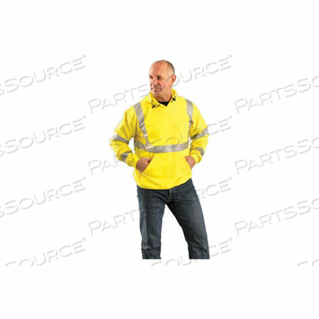 OEM#: LUX-SWT3FR-YMPREMIUM ОГНЕУПОРНАЯ КУРТКА С КАПЮШОНОМ HI-VIS ЖЕЛТАЯ, M от Occunomix