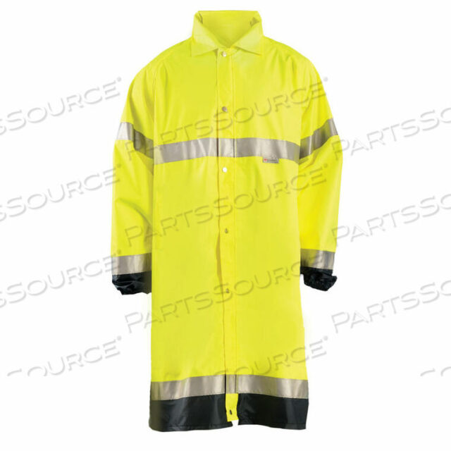 OEM#: LUX-TJRE-YSPREMIUM BREATHABLE RAINCOAT HI-VIS YELLOW, S от Occunomix
