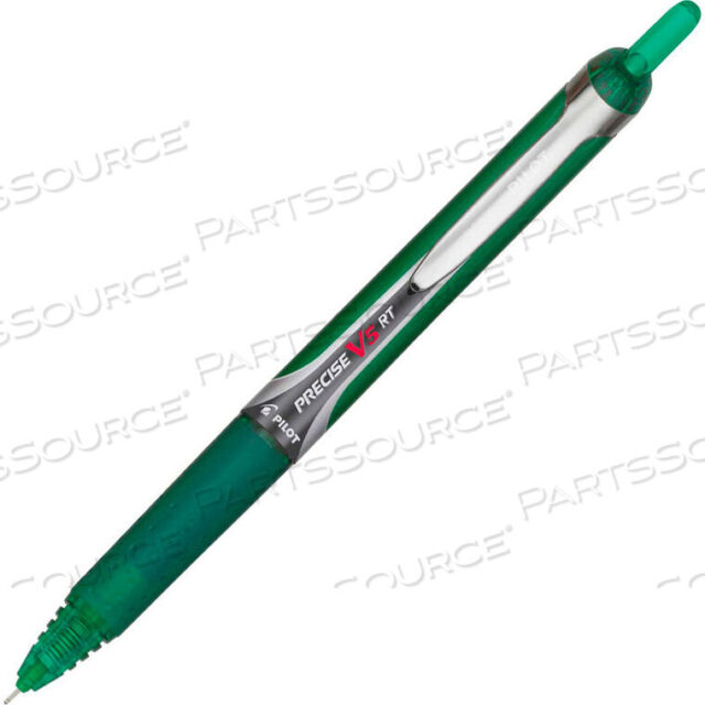 OEM#: 26065PRECISE V5 RT РУЧКА С ВЫДВИЖНЫМ ШАРИКОВЫМ ПЕРОМ, СВЕРХТОНКАЯ, 0,5 ММ, ЗЕЛЕНЫЙ КОРПУС/ЧЕРНИЛА от Pilot