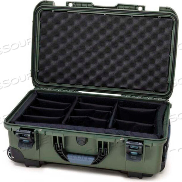 OEM#: 935-2006КОРПУС NANUK 935 С МЯГКИМ РАЗДЕЛИТЕЛЕМ, 22,0 Д X 14,0 Ш X 9,0 В, OLIVE от Plasticase Inc.