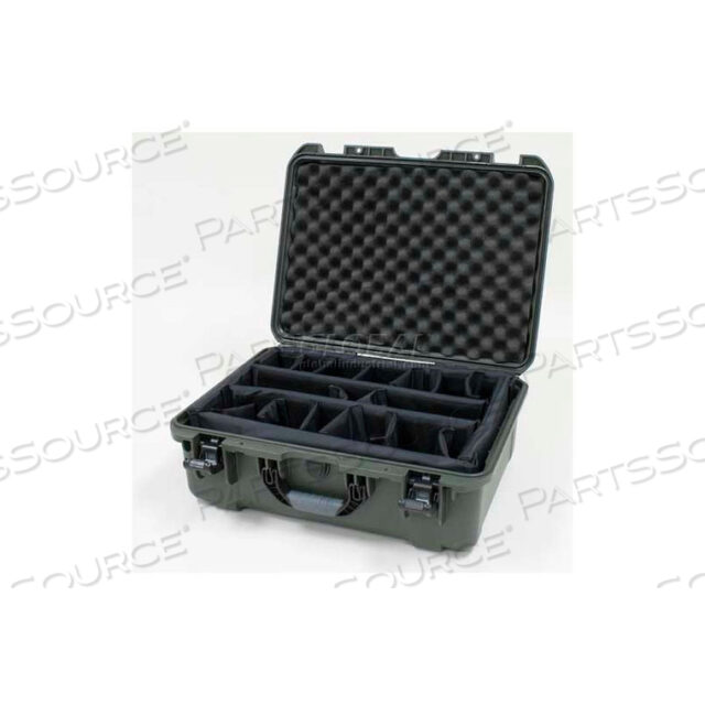 OEM#: 940-2006КОРПУС NANUK 940 С МЯГКИМ РАЗДЕЛИТЕЛЕМ, 21-11/16 Д X 16-7/8 Ш X 8-1/2 В, OLIVE от Plasticase Inc.