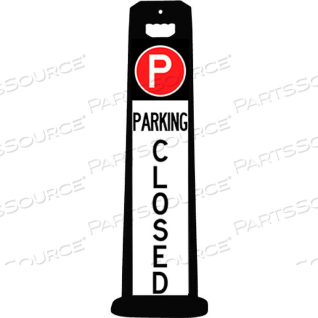 OEM#: 4100-BK-PARK2COMPACT ЗНАК ПАРКОВКИ ЗАКРЫТ, ЧЕРНЫЙ от Plasticade