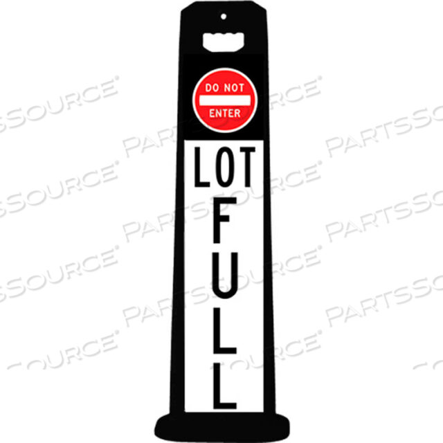 OEM#: 4100-BK-PARK3COMPACT ЗНАК ПАРКОВКИ ПОЛНЫЙ, ЧЕРНЫЙ от Plasticade