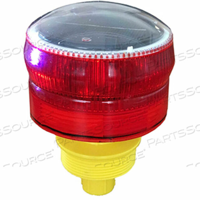 OEM#: 562PLASTICADE 360 КРАСНЫЙ СВЕТОДИОДНЫЙ СВЕТИЛЬНИК ДЛЯ АЭРОПОРТА НА СОЛНЕЧНЫХ БАТАРЕЙКАХ, 4 ЛАМПОЧКИ, 5 л X 3 Вт X 3 ч от Plasticade