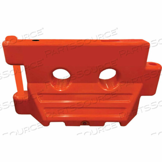 OEM#: WFB-O-KITWATER FILLED BARRICADE SYSTEM, PLASTIC, INTERLOCKING, ORANGE, 60L X 24W X 36H от Plasticade