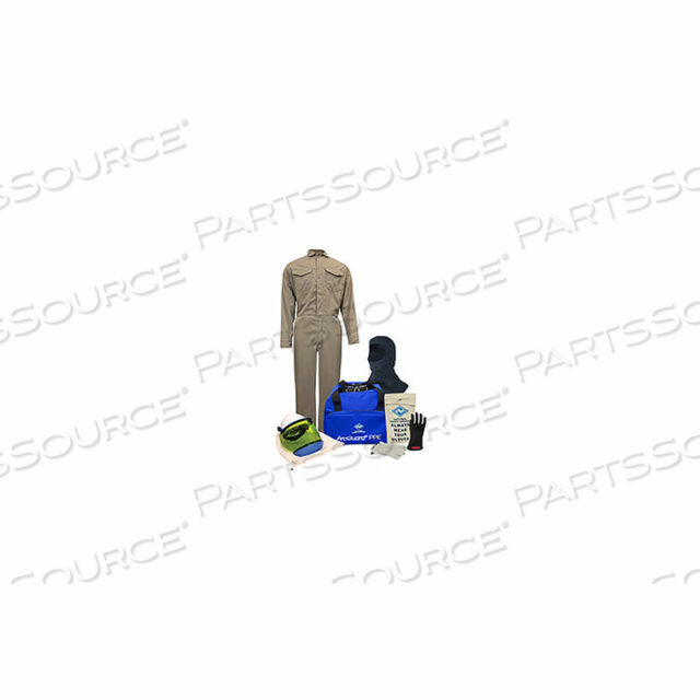 НАБОР ARCGUARD2CVPR08B 8 CAL DUPONT PROTERA НАБОР ДУГОВОЙ ВСПЫШКИ, FR КОМБИНЕЗОН И БАЛАКЛАВА, 2XL, РАЗМЕР 10