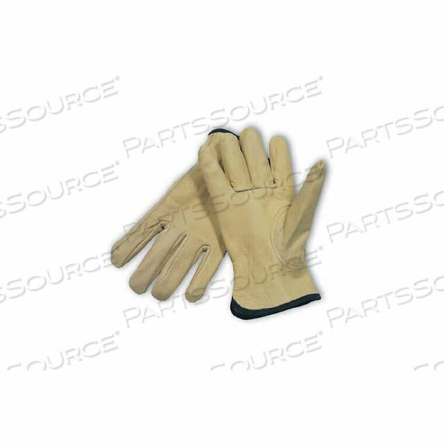 OEM#: 68-165/MTOP GRAIN COWHIDE DRIVERS GLOVES, KEYSTONE THUMB, QUALITY GRADE, M by Protective Industrial Products