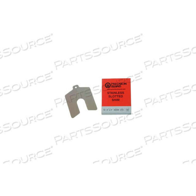 OEM#: 424504 X 4 X 0,050 ПРОКЛАДКА ИЗ НЕРЖАВЕЮЩЕЙ СТАЛИ С ПРОРЕЗЬЮ (УПАКОВКА ИЗ 5 ШТ.) - ПРОИЗВЕДЕНО В США компанией Precision Brand