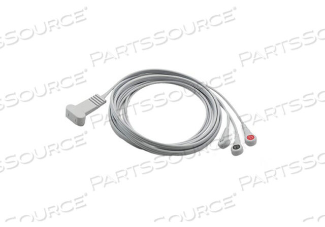 OEM#: 6000-CBL3AЭКГ-КАБЕЛЬ ПАЦИЕНТА, 3 ОТВЕДЕНИЯ AHA от Welch Allyn Inc.