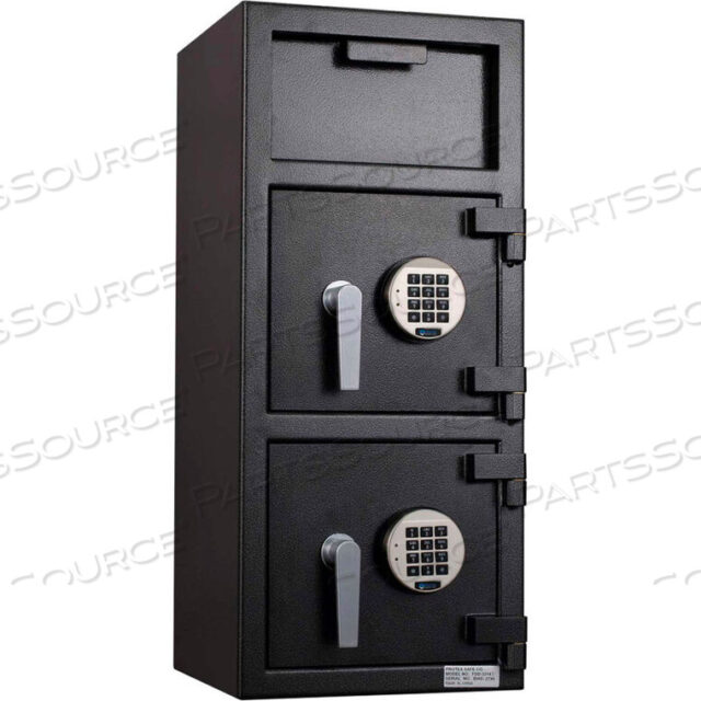 OEM#: FDD-3214 Двухдверный депозитарный сейф с внутренним корпусом и электронным замком 14 X 14 X 32, серый, от Protex Safe Co. LLC