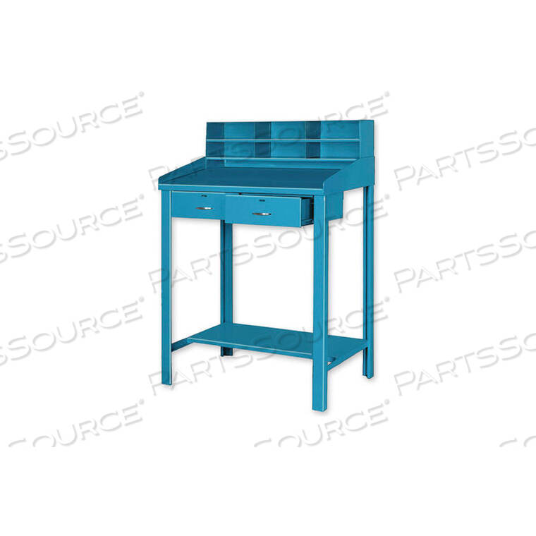 OEM#: 1236-GRAYSHOP СТОЛ, 2 ЯЩИКА И ОТДЕЛЕНИЕ ДЛЯ ПИДЖЕРОВ 36Ш X 30Г X 42В НАКЛОННАЯ ПОВЕРХНОСТЬ - СЕРЫЙ от Pucel Enterprises